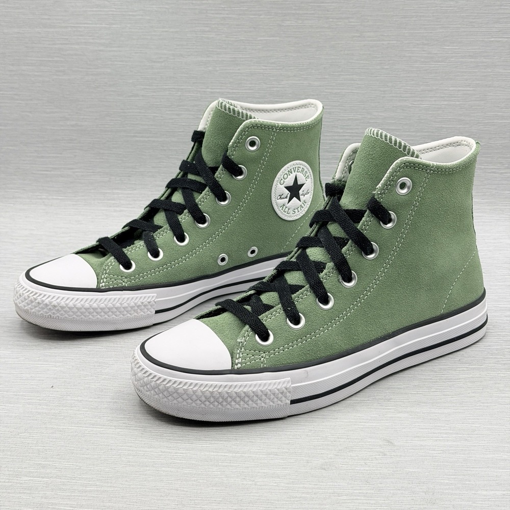 Converse CONS Chuck 70 Women's 7 Green Suede High Top Sneakers A11927C